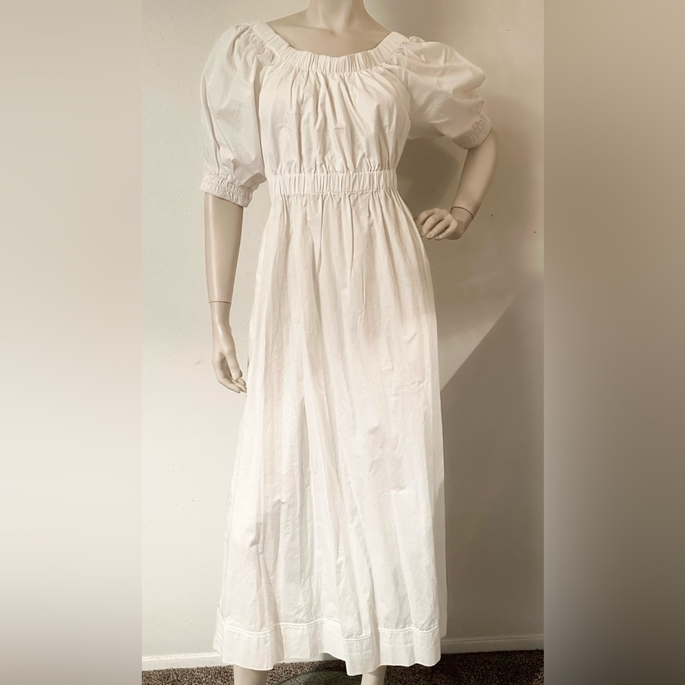 NWT free people ivory white cottage core dress sz SMALL